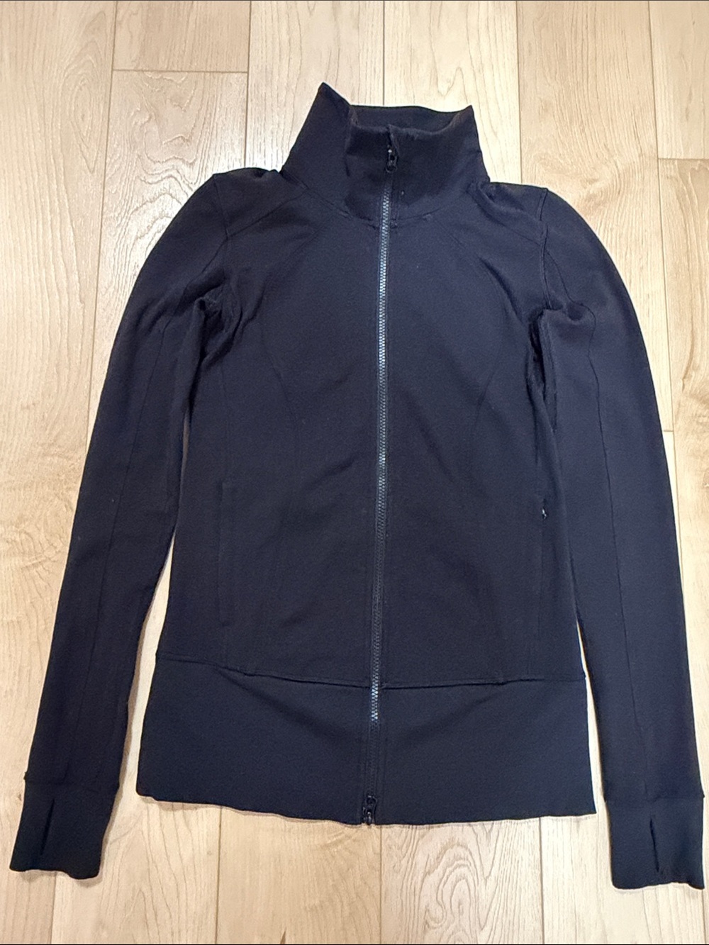 Vintage Lululemon Long Length Zip Front Jacket, sz 6